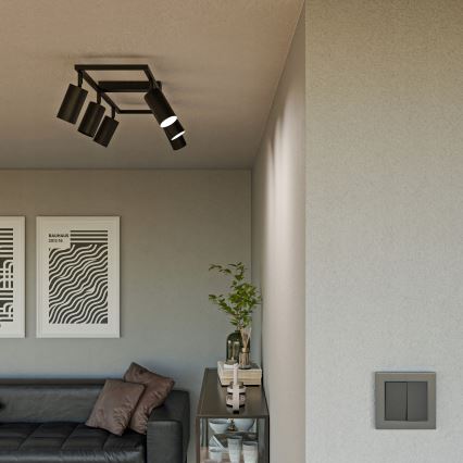 Bodové svítidlo 6xGU10/30W/230V černá