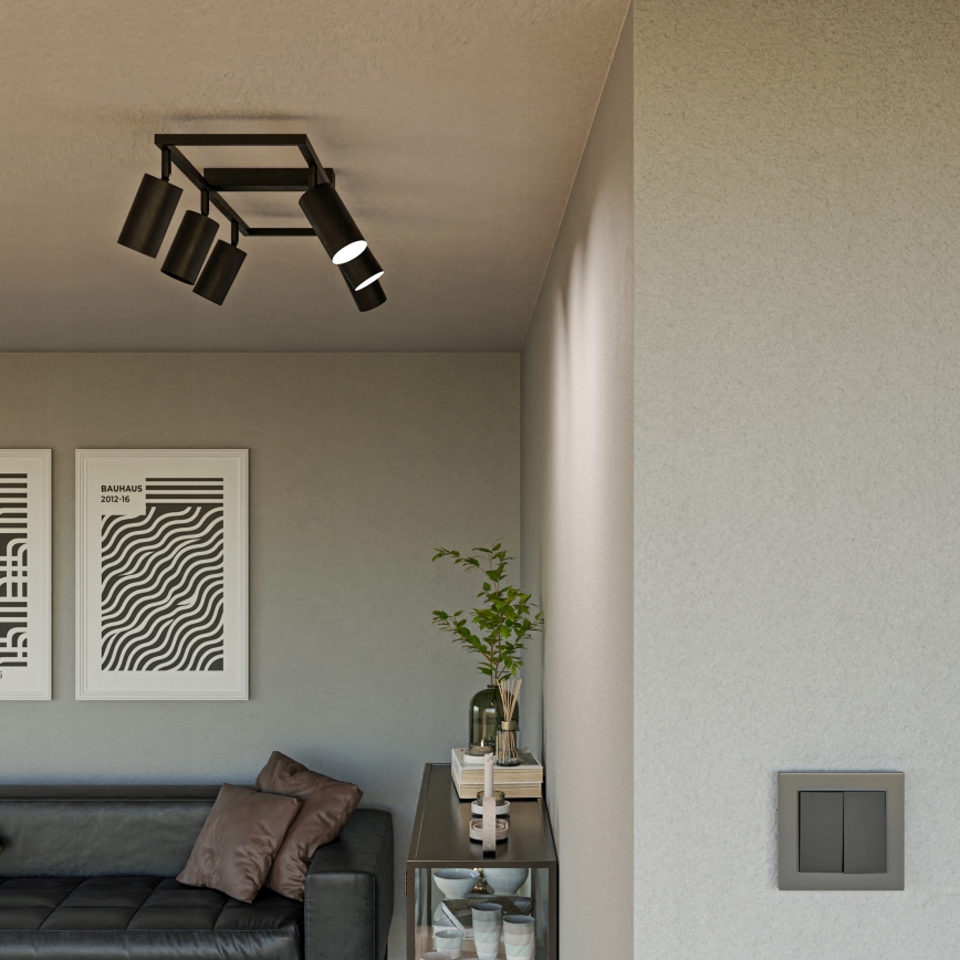 Bodové svítidlo 6xGU10/30W/230V černá