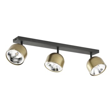 Bodové svítidlo ALTEA 3xAR111 GU10/50W/230V zlatá/černá
