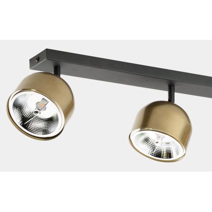 Bodové svítidlo ALTEA 3xAR111 GU10/50W/230V zlatá/černá