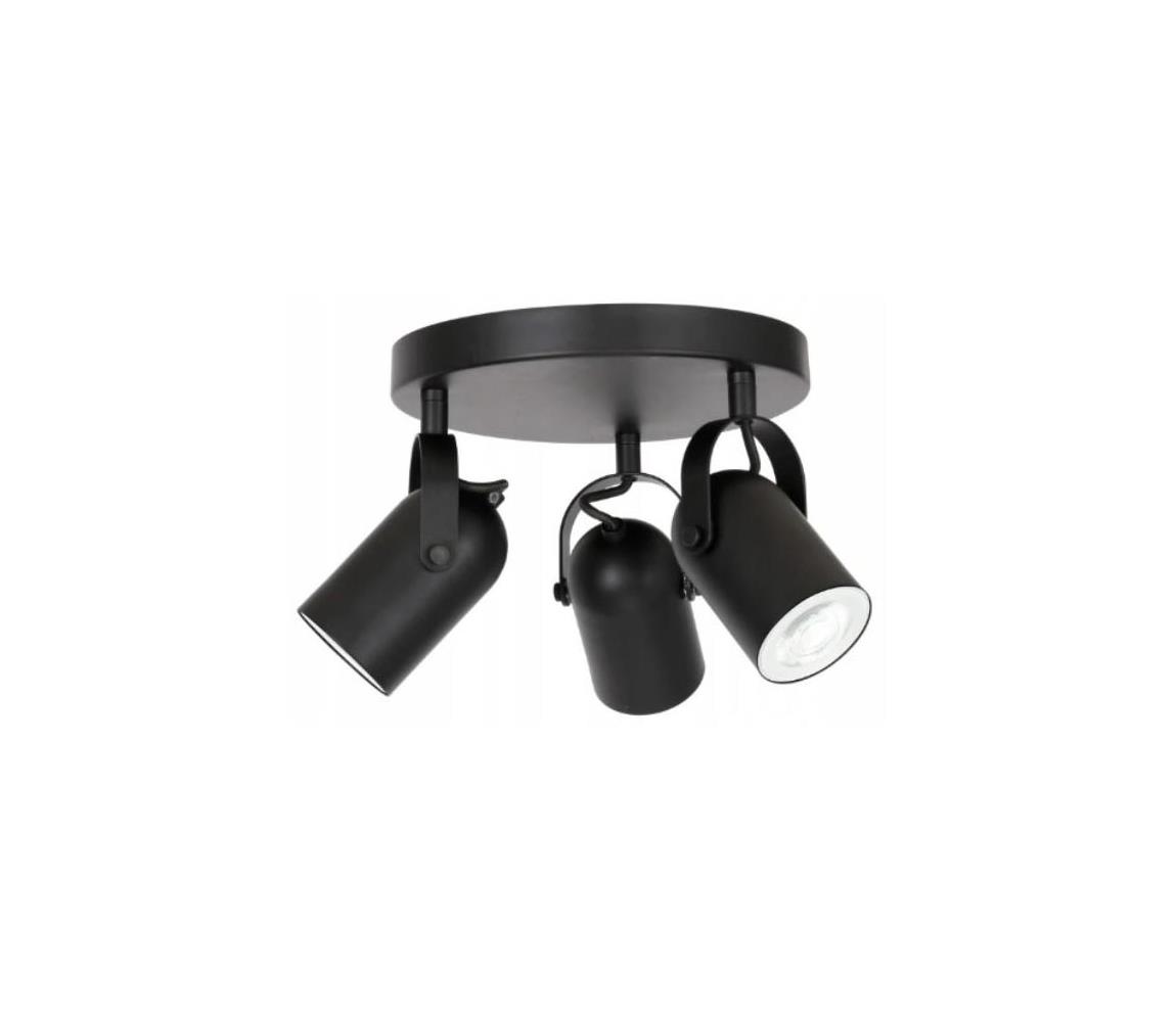 Luminex Bodové svítidlo AMO 3xGU10/8W/230V černá LU4214