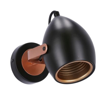 Bodové svítidlo ANICA 1xE14/40W/230V černá/měděná
