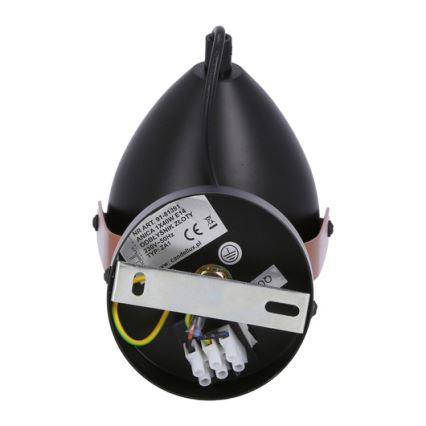 Bodové svítidlo ANICA 1xE14/40W/230V černá/měděná