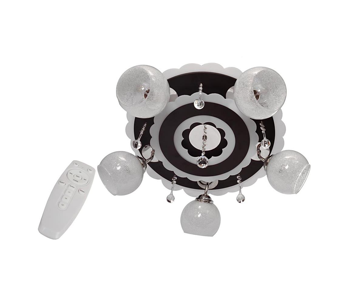 Helam Bodové svítidlo ARONA 5xE27/60W/230V+LED černá HE0539