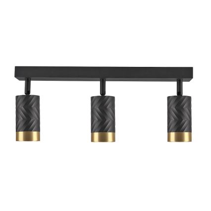 Bodové svítidlo ARRAS 3xGU10/10W/230V černá