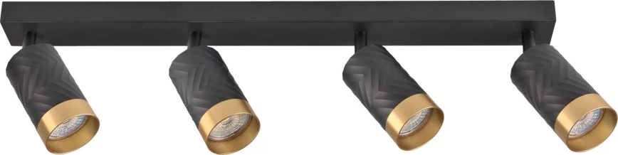 Bodové svítidlo ARRAS 4xGU10/10W/230V černá