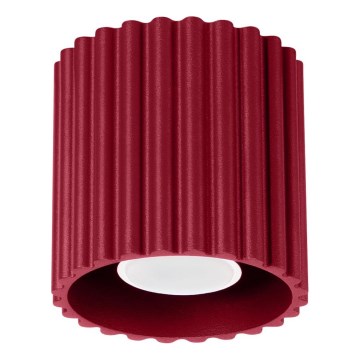 Bodové svítidlo AURA 1xGU10/10W/230V pr. 10 cm červená