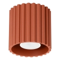 Bodové svítidlo AURA 1xGU10/10W/230V pr. 10 cm oranžová