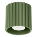 Bodové svítidlo AURA 1xGU10/10W/230V pr. 10 cm zelená