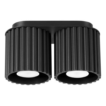 Bodové svítidlo AURA 2xGU10/10W/230V černá