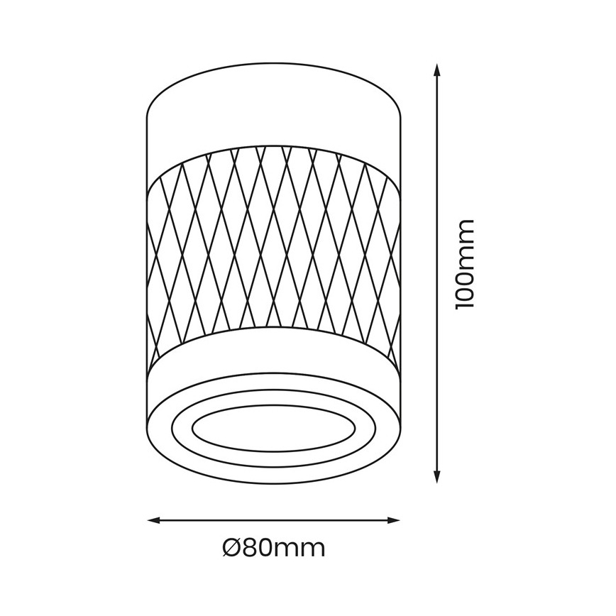 Bodové svítidlo BIMA 1xGU10/25W/230V kulatý bílá