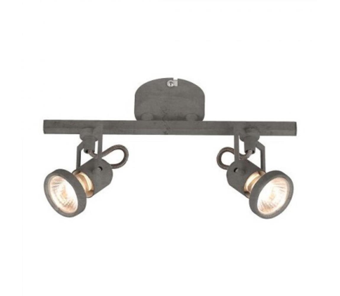 Spot-Light Bodové svítidlo CONCRETO 2xGU10/50W/230V SP0201