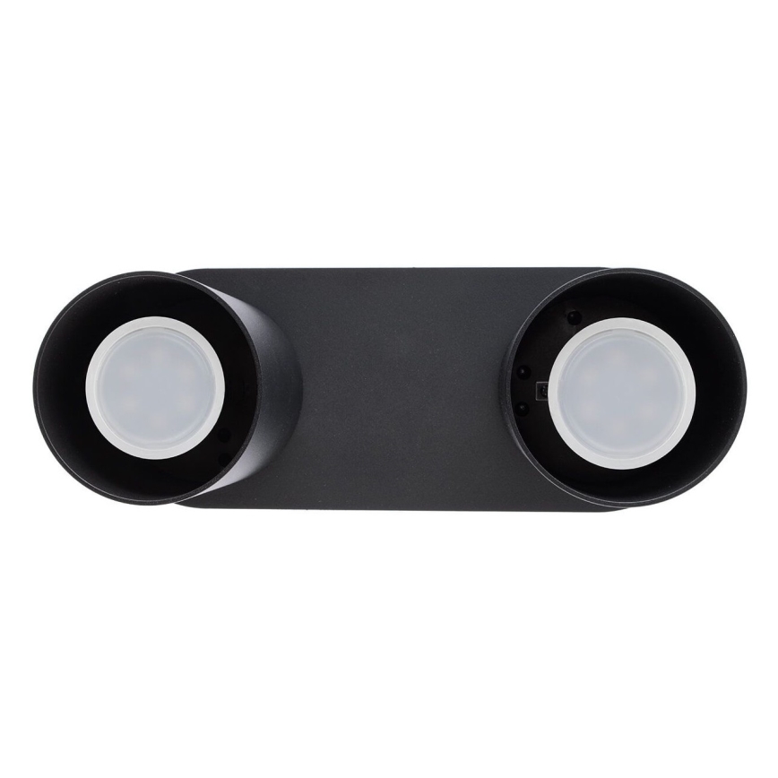 Bodové svítidlo CREEP 2xGU10/25W/230V černá