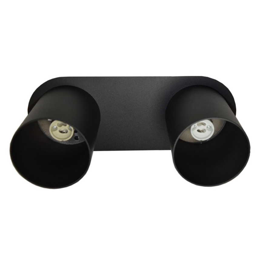 Bodové svítidlo CREEP 2xGU10/25W/230V černá