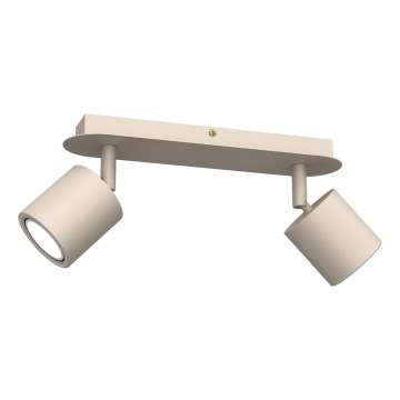 Bodové svítidlo DEMIA 2xGU10/8W/230V béžová