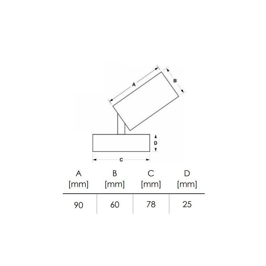 Bodové svítidlo DEZ 1xGU10/30W/230V bílá
