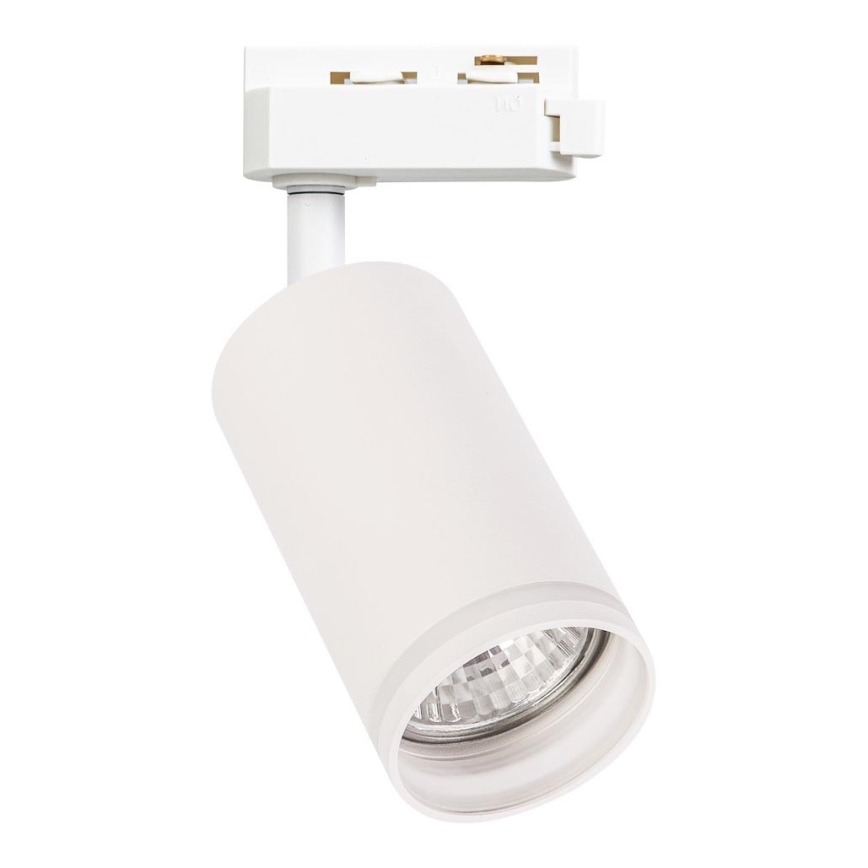 Bodové svítidlo do 1-fázového lištového systému PIPE 1xGU10/10W/230V bílá