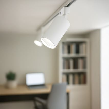 Bodové svítidlo do 1-fázového lištového systému TIGER 1xGU10/10W/230V bílá