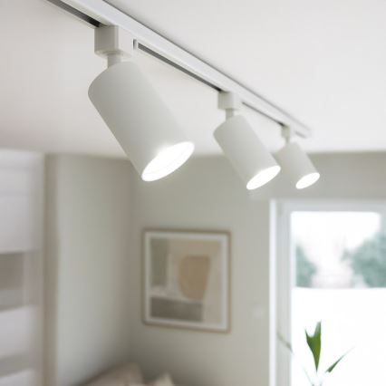 Bodové svítidlo do 1-fázového lištového systému TIGER 1xGU10/10W/230V bílá