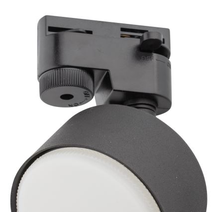 Bodové svítidlo do 1-fázového lištového systému AVIA 1xGX53/15W/230V černá