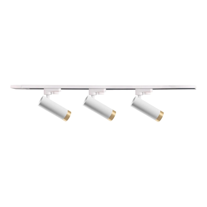 Bodové svítidlo do lištového systému FADO 3xGU10/10W/230V + 1 m lištový systém bílá