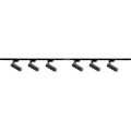 Bodové svítidlo do lištového systému FADO 6xGU10/10W/230V + 2x1 m lištový systém černá