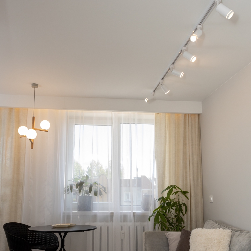 Bodové svítidlo do 1-fázového lištového systému JET RING 1xGU10/10W/230V bílá