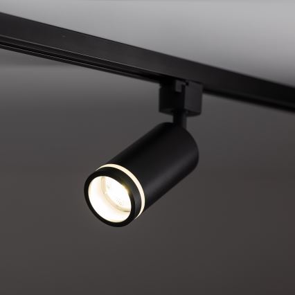 Bodové svítidlo do 1-fázového lištového systému JET RING 1xGU10/10W/230V černá