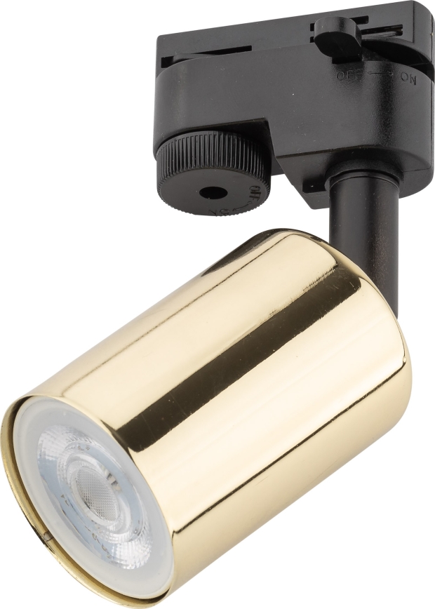 Bodové svítidlo do lištového systému TOP 1xGU10/10W/230V zlatá/černá