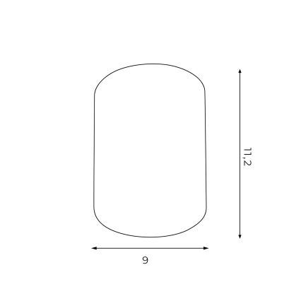 Bodové svítidlo DOWNLIGHT ROUND 1xE27/60W/230V 110x88mm