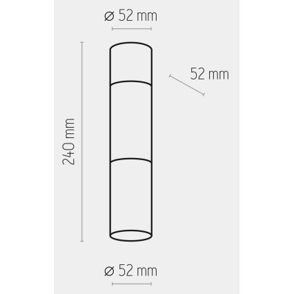 Bodové svítidlo ELIT 1xGU10/10W/230V černá