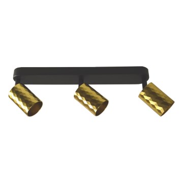 Bodové svítidlo FAMA 3xGU10/30W/230V zlatá/černá