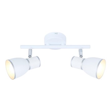 Bodové svítidlo FIDO 2xE14/40W/230V bílá