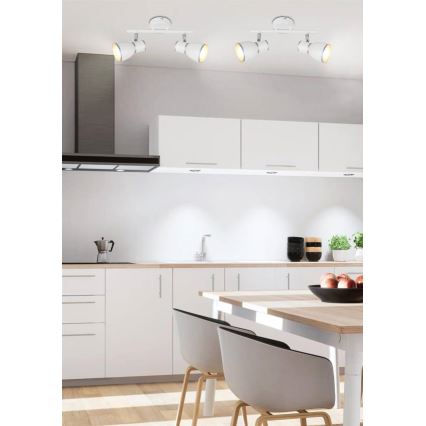 Bodové svítidlo FIDO 2xE14/40W/230V bílá