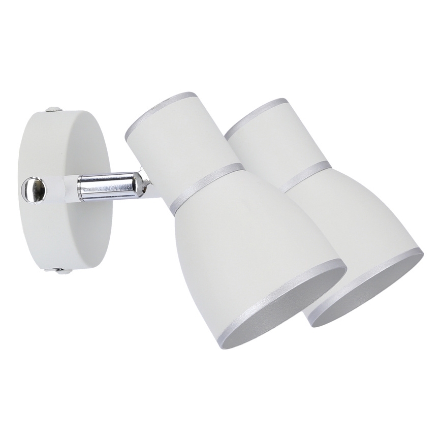 Bodové svítidlo FIDO 2xE14/40W/230V bílá