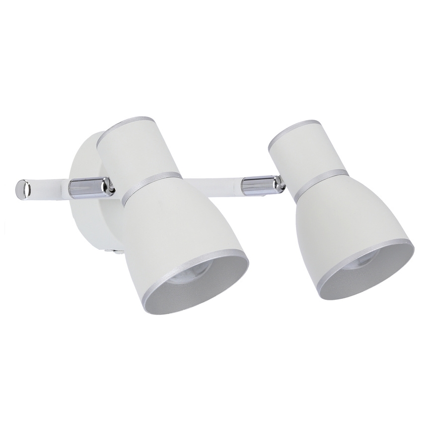 Bodové svítidlo FIDO 2xE14/40W/230V bílá