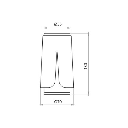 Bodové svítidlo FLOWER 1xGU10/8W/230V černá