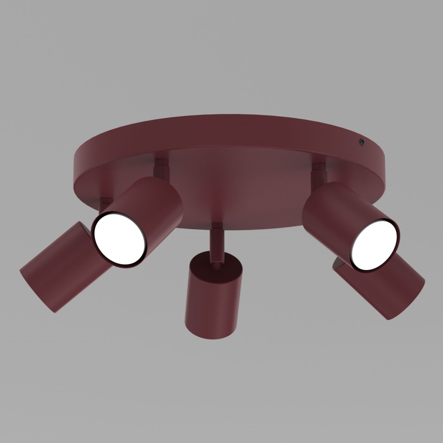 Bodové svítidlo FUN 5xGU10/8W/230V burgundy