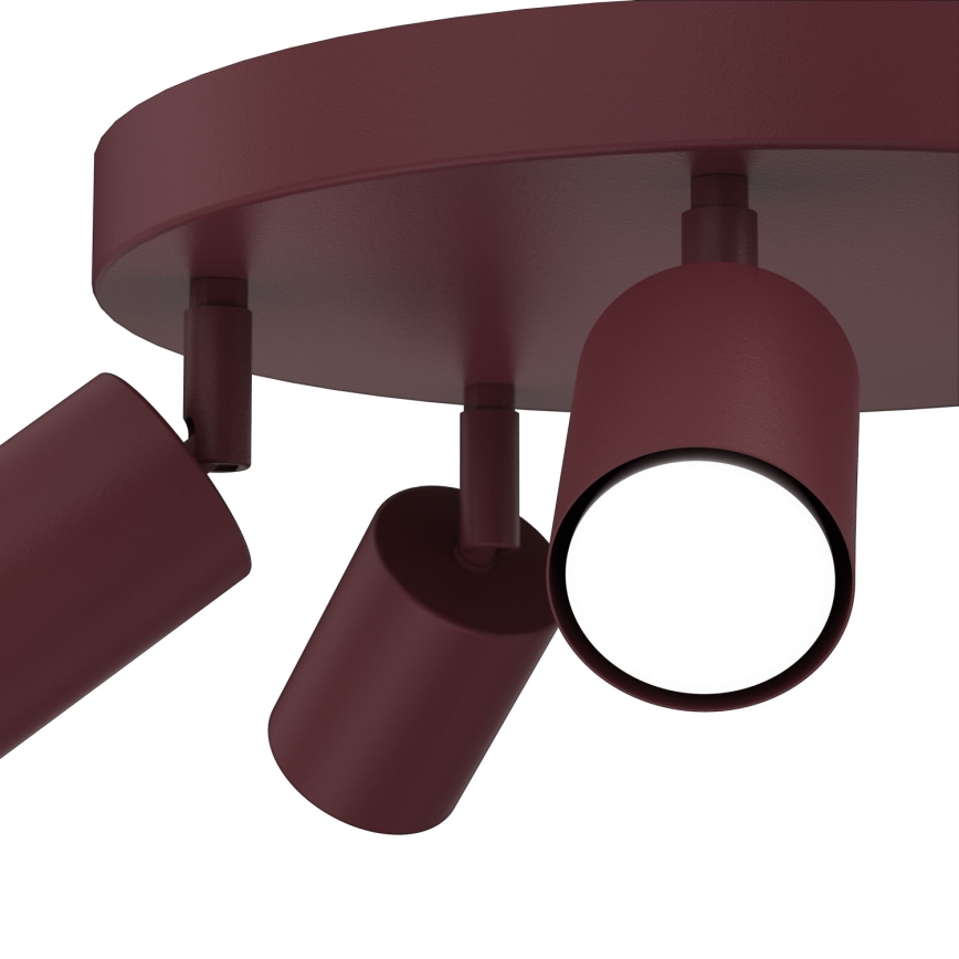 Bodové svítidlo FUN 5xGU10/8W/230V burgundy