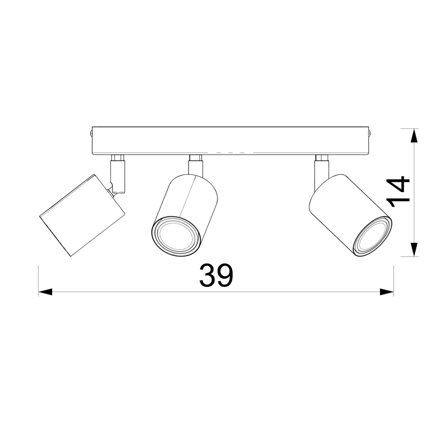 Bodové svítidlo FUN 5xGU10/8W/230V modrá