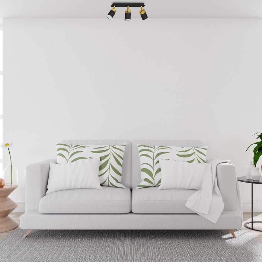 Bodové svítidlo JOKER 3xGU10/25W/230V černá/zlatá