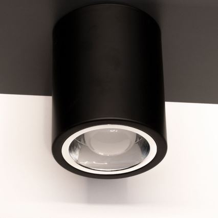 Bodové svítidlo JUPITER 1xE27/20W/230V pr. 9,8 cm černá