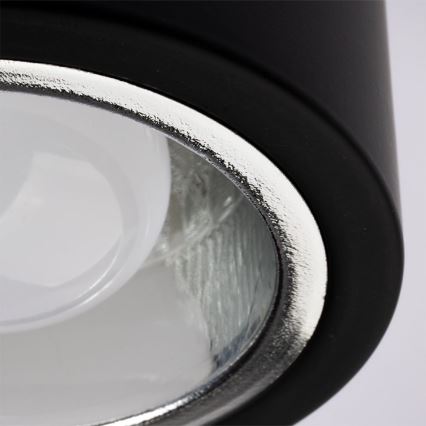 Bodové svítidlo JUPITER 1xE27/20W/230V pr. 9,8 cm černá