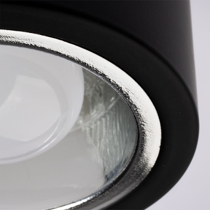 Bodové svítidlo JUPITER 1xE27/20W/230V pr. 9,8 cm černá