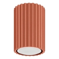 Bodové svítidlo KARBON 1xGU10/10W/230V 10 cm červená