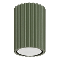 Bodové svítidlo KARBON 1xGU10/10W/230V 10 cm zelená