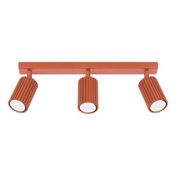 Bodové svítidlo KARBON 3xGU10/10W/230V oranžová