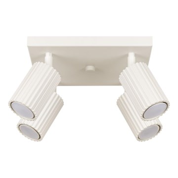 Bodové svítidlo KARBON 4xGU10/10W/230V krémová
