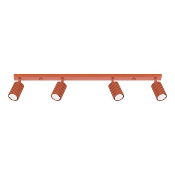Bodové svítidlo KARBON 4xGU10/10W/230V oranžová