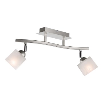 Bodové svítidlo KLARA 2xE14/40W/230V matný chrom